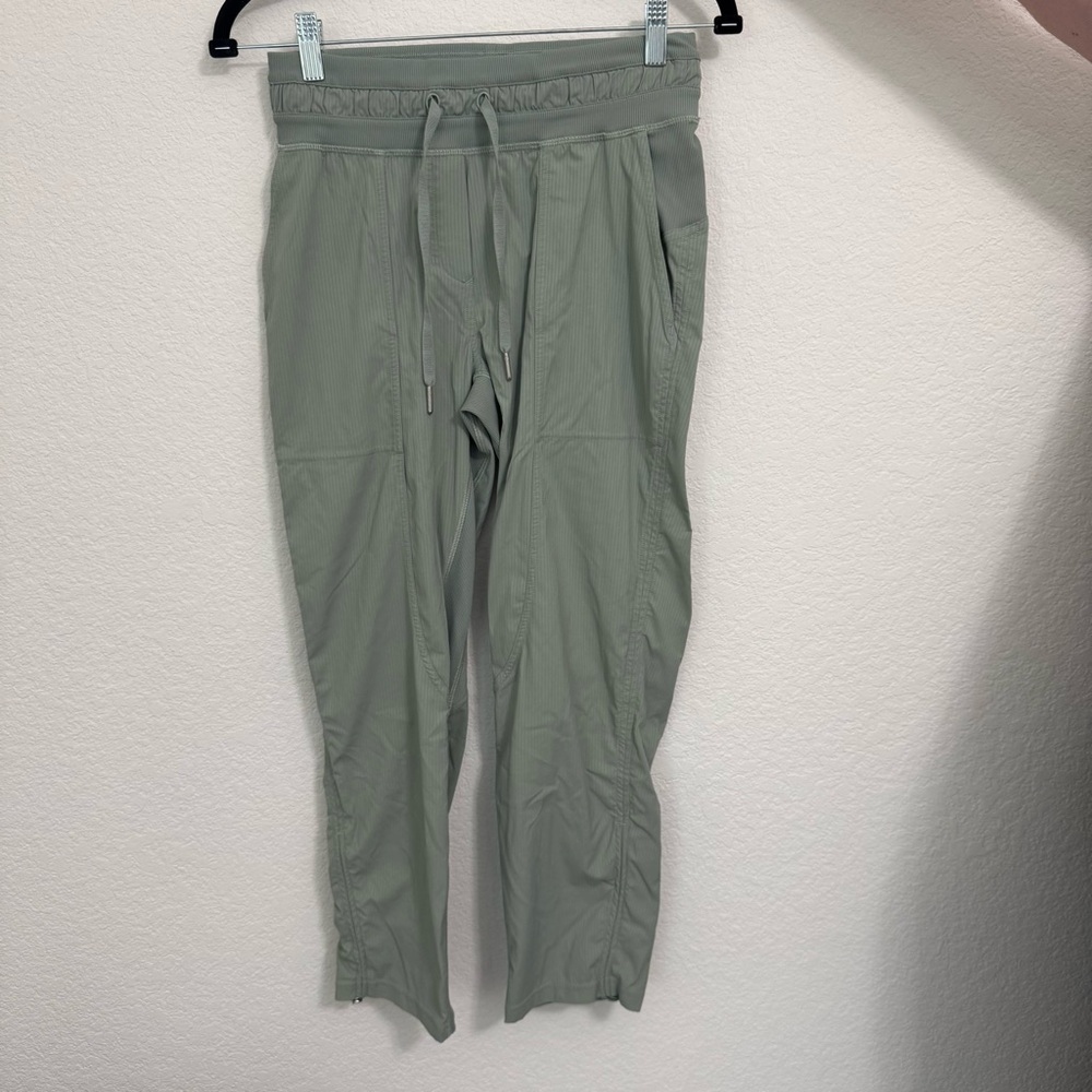 Lululemon Athletica Sage Green Cropped Pants